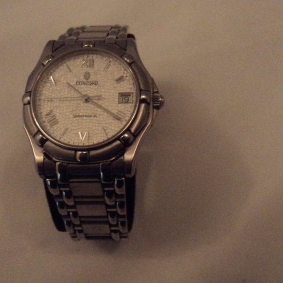 CONCORD SARATOGA WATCH STAINLESS STEEL - Picture 3 of 14